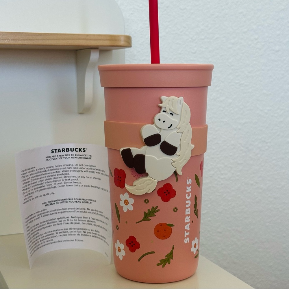 Starbucks Year Of The Horse 2026 METAL All Beverage Tumbler